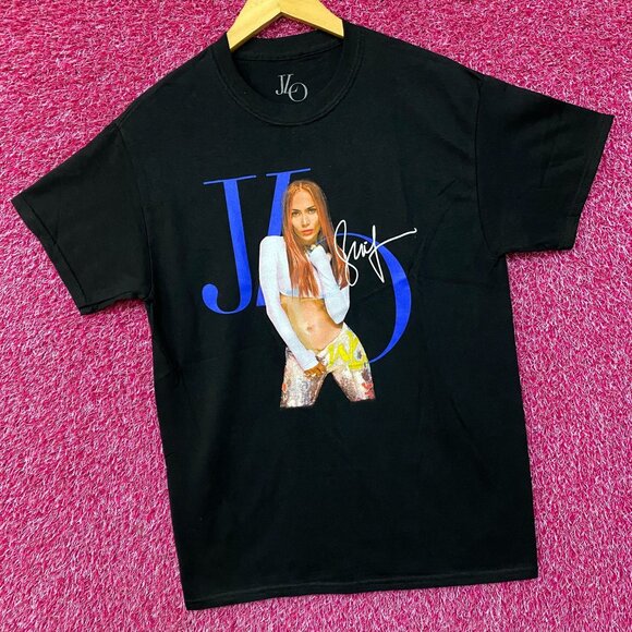 Jennifer Lopez JLO Signature Poster Dance Pop Tee S/M - Picture 3 of 4